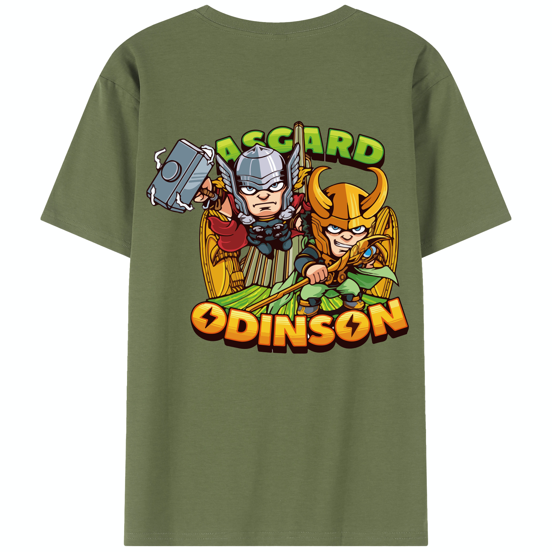 （画像用） アベンジャーズ The Avengers 綿100％半袖Tシャツ（背面プリント）